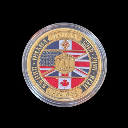 D-DAY 70TH ANNIVERSAIRY VICTORY Challenge Coin