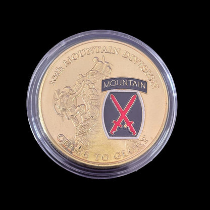 US ARMY 10TH MOUNTAIN DIVISION Challenge Coin