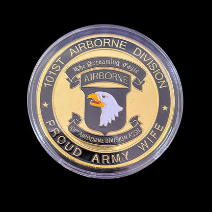 AIRBORNE 101ST AIRBORNE DIVISION Challenge Coin