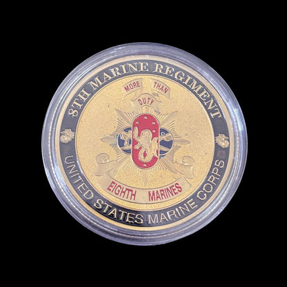 US MARINE CORPS 8TH MARINE REGIMENT Challenge Coin