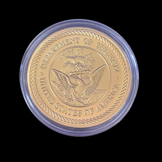 U.S. DEPT. OF THE NAVY SWCc Challenge Coin