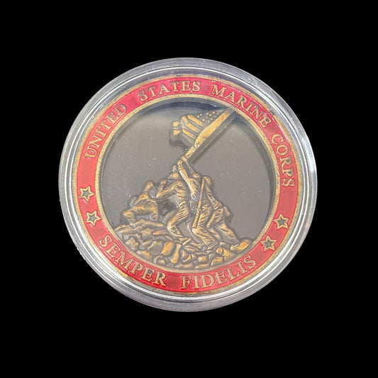 US MARINE CORPS SEMPER FIDELIS Challenge Coin