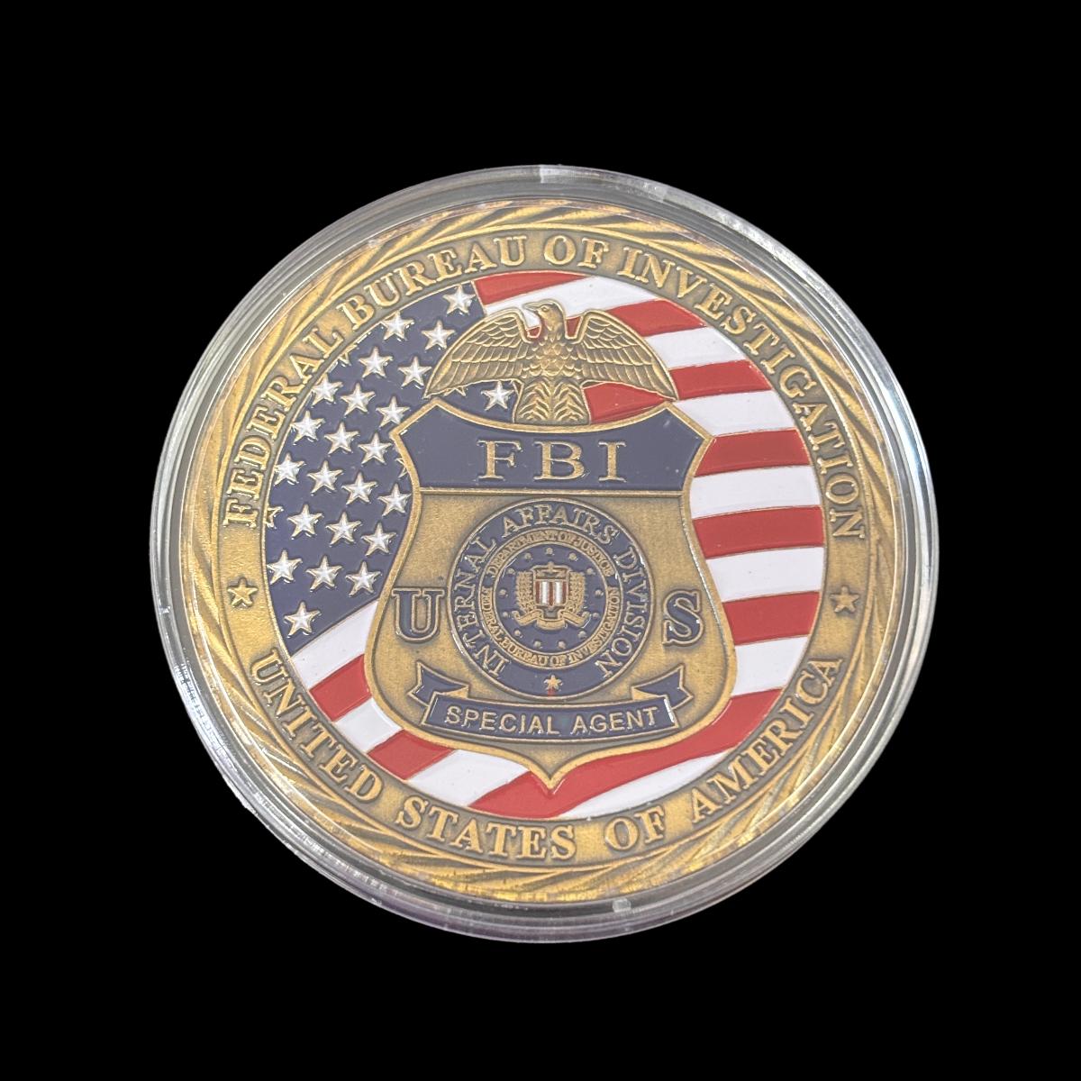 US FBI PROTECTING THOSE WHO PROTECT OTHERS Challenge Coin