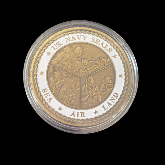 US. NAVY SEALS NAVAL SPECIAL WARFARE COMMAND Challenge Coin