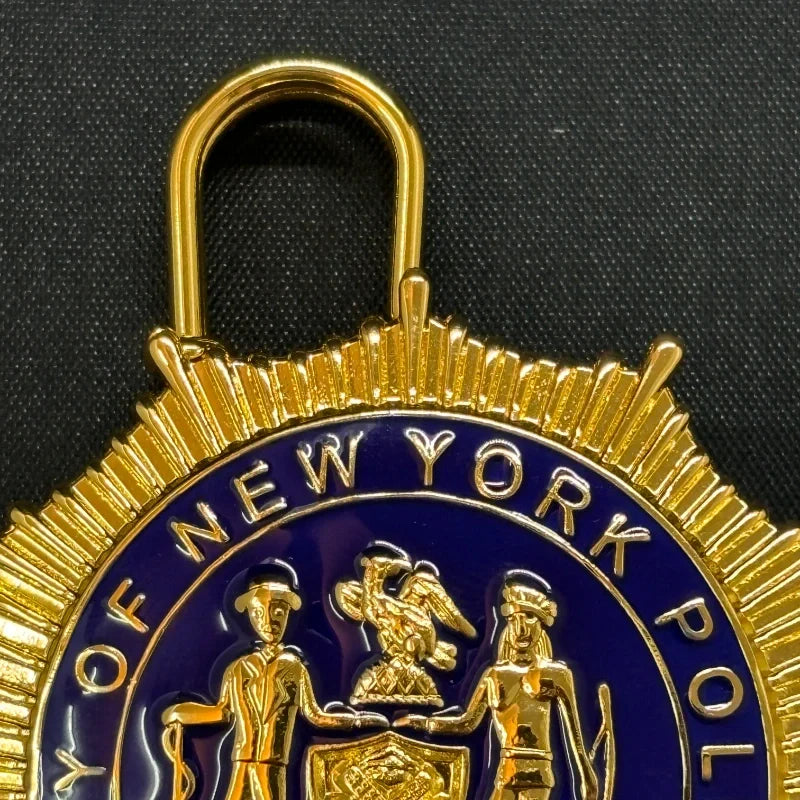 NYPD New York Police LIEUTEANT Badge Replica Cosplay Movie Props