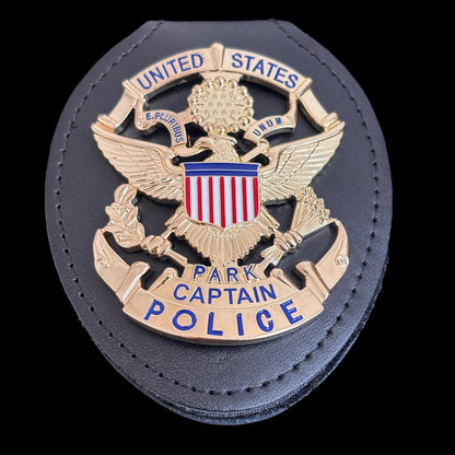 Captain US Park Police Badge  USPP Replica Movie Props