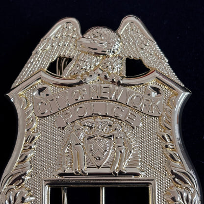 City Of New York Police Sergeant BADGE Replica Movie Props Number Customize