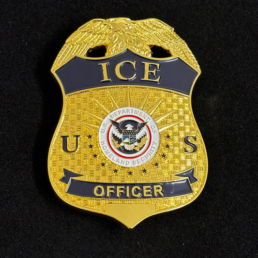 U.S Ice Officer BADGE Replica Movie Props