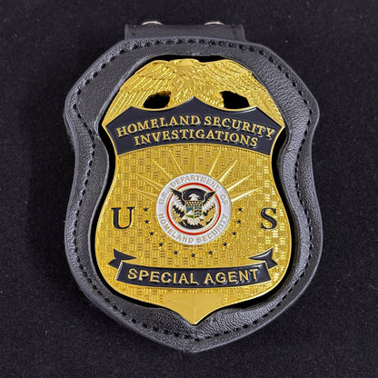 US Homeland Security Investigations Spezialagent HSI Replik Filmrequisiten-Abzeichen 