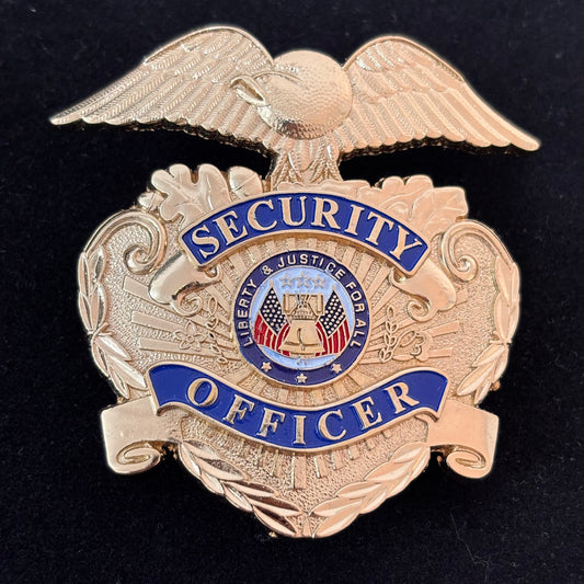 Liberty & Justice For All Security Officer Badge Replica Movie Props