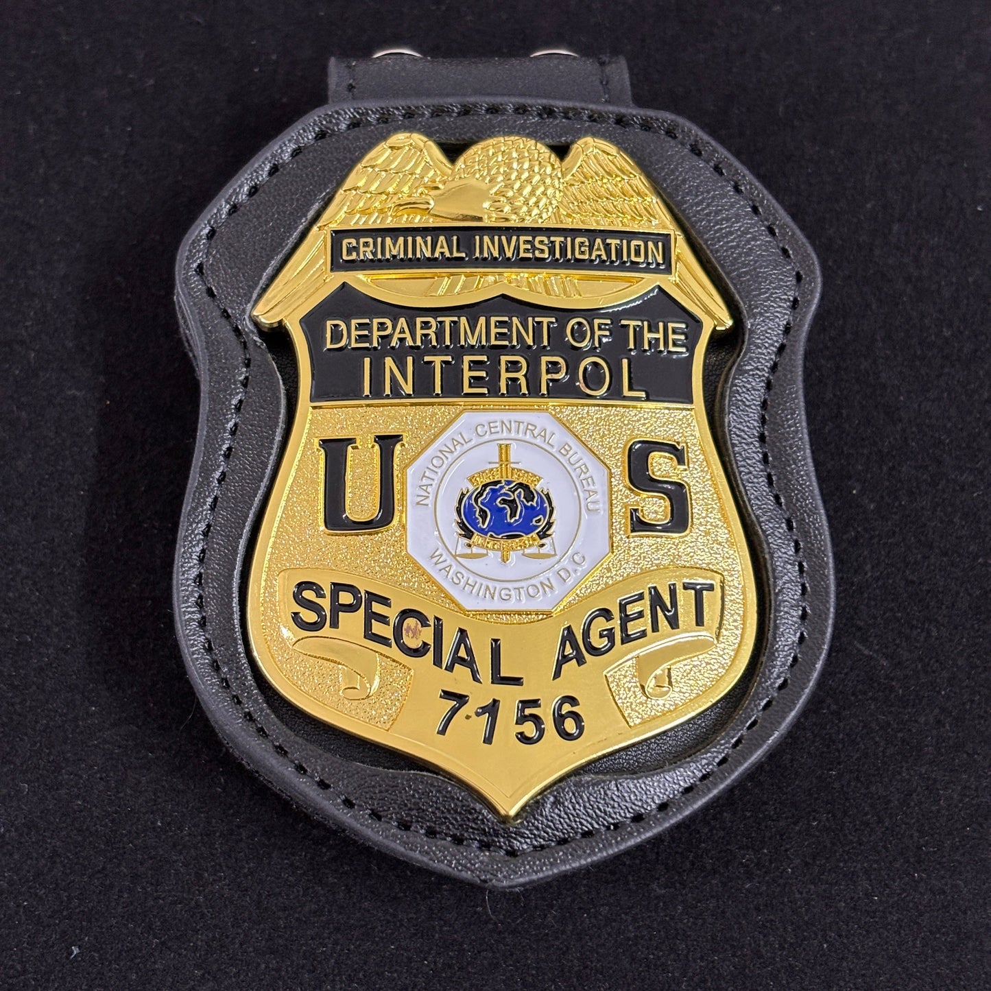 Criminal Investigation Department Of The Interpol Special Agent BADGE Replica Movie Props No.7156