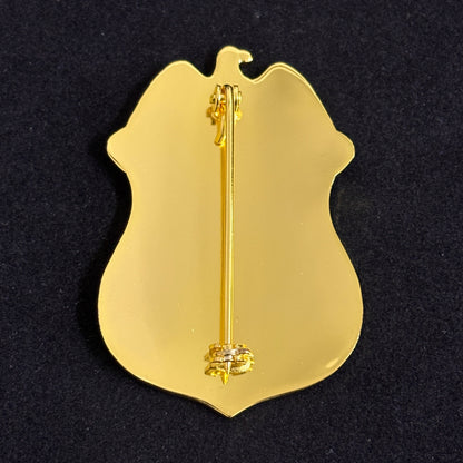 Réplique de l'insigne de l'agent spécial de la défense du Service d'enquête criminelle DCIS, accessoires de cinéma 