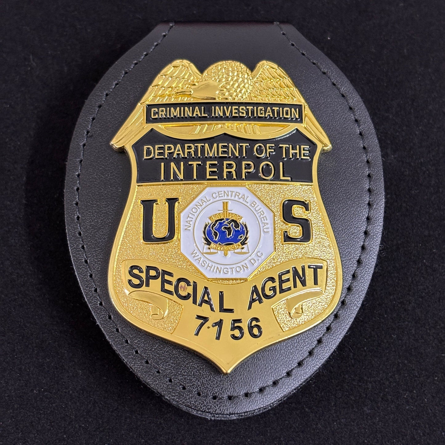 Criminal Investigation Department Of The Interpol Special Agent BADGE Replica Movie Props No.7156