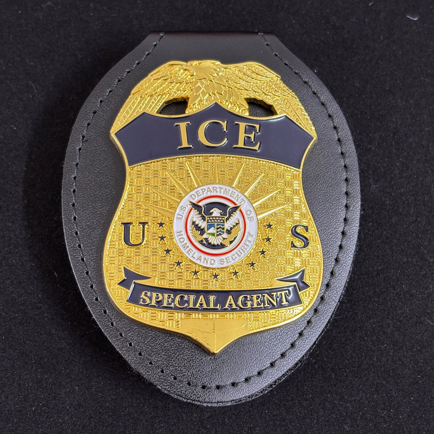 Réplique du badge d'agent spécial des glaces des États-Unis, accessoire de film 