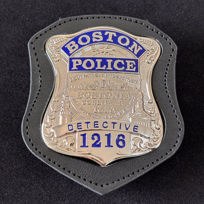 Boston Police Detective Badge Replica Movie Props With Number 1216