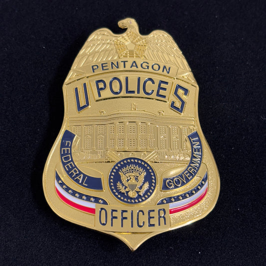 US Pentagon Police Officer Badge Replica Movie Props