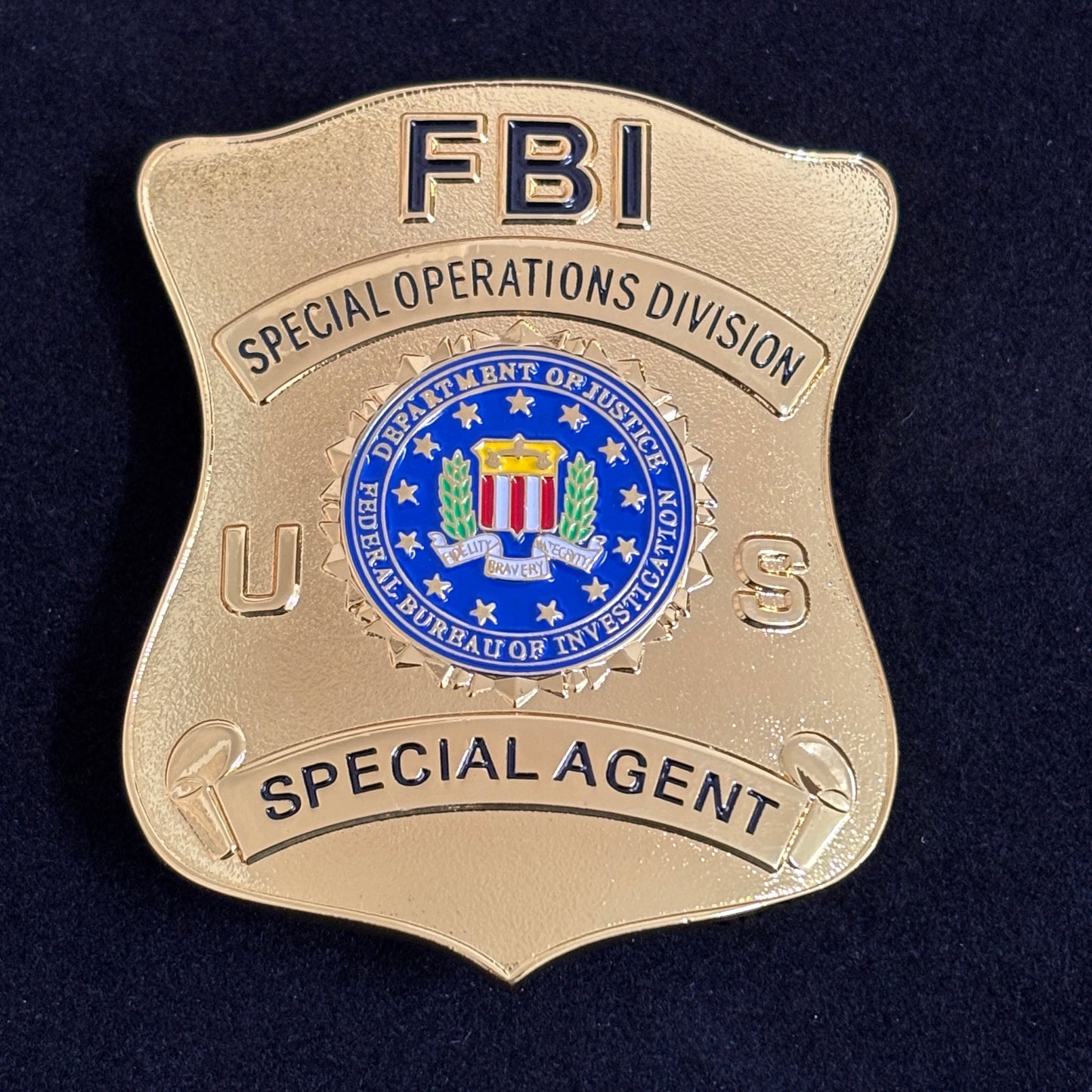 US Special Operations Division Special Agent FBI Replica Movie Props Badge