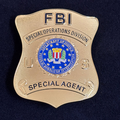 US Special Operations Division Spezialagent FBI Replik Filmrequisiten Abzeichen 